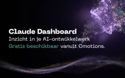 Claude Dashboard: inzicht in je AI-ontwikkelwerk, gratis beschikbaar vanuit Cmotions