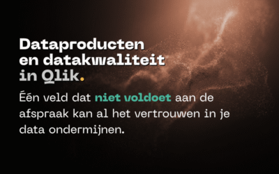 Datakwaliteit en dataproducten in Qlik Cloud
